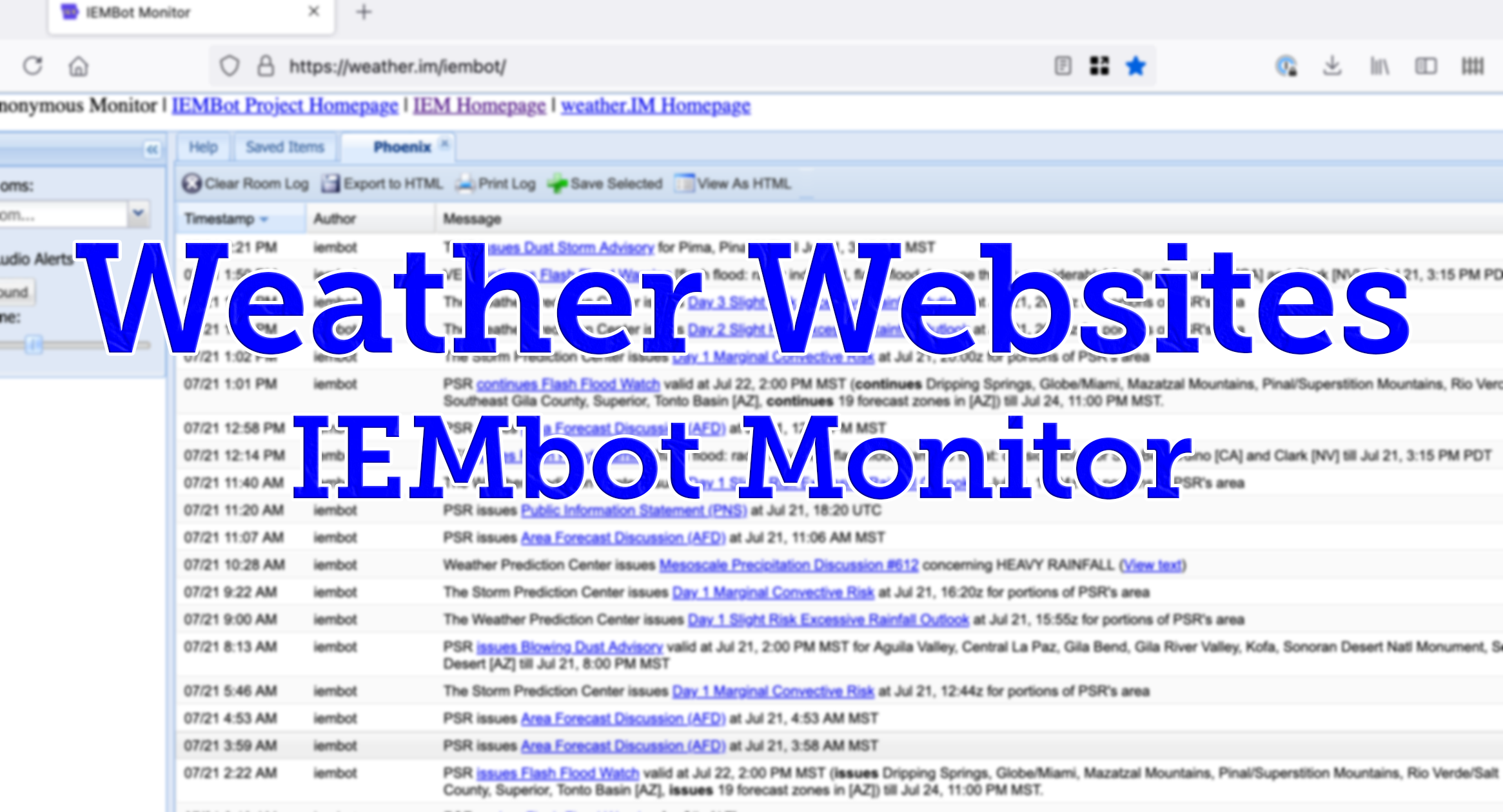 Featured image for Weather Websites: IEMbot
